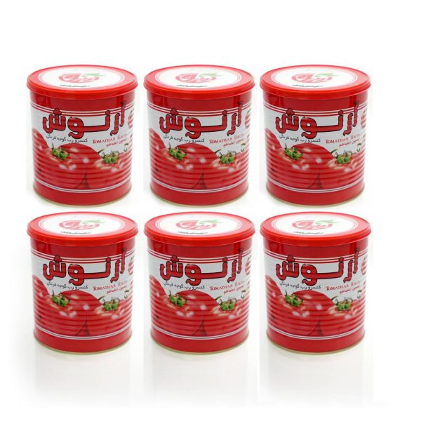 کنسرو رب گوجه فرنگی آرنوش   800 گرم مجموعه 6 عددی